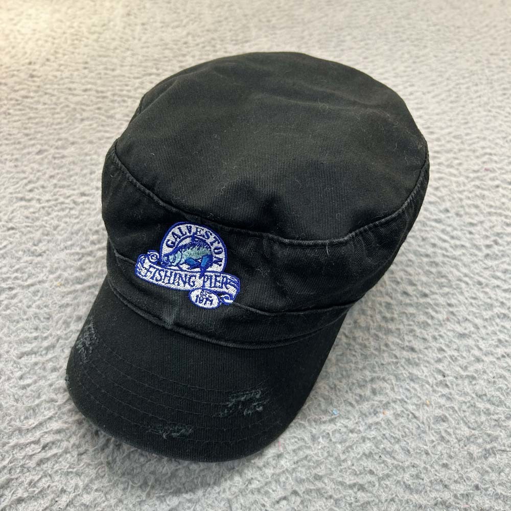 Galveston Fishing Pear Hat Women 5 Panel One Size DPC Cadet Panel Black